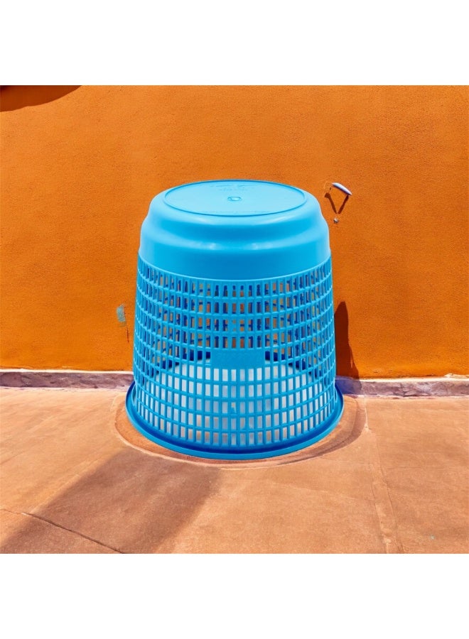 ALKA Plastic Dustbin, Durable Perforated Waste Bin, Lightweight and Sturdy Garbage Bin for Home, Kitchen, Office, Bathroom, and Commercial Use - Image 2